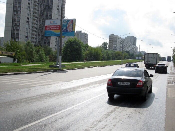 Фотография рекламного носителя, тип: Билборд 3x6, адрес: Мусы Джалиля ул. ,д.15, корп.1, Москва, Россия. Сторона B №62729