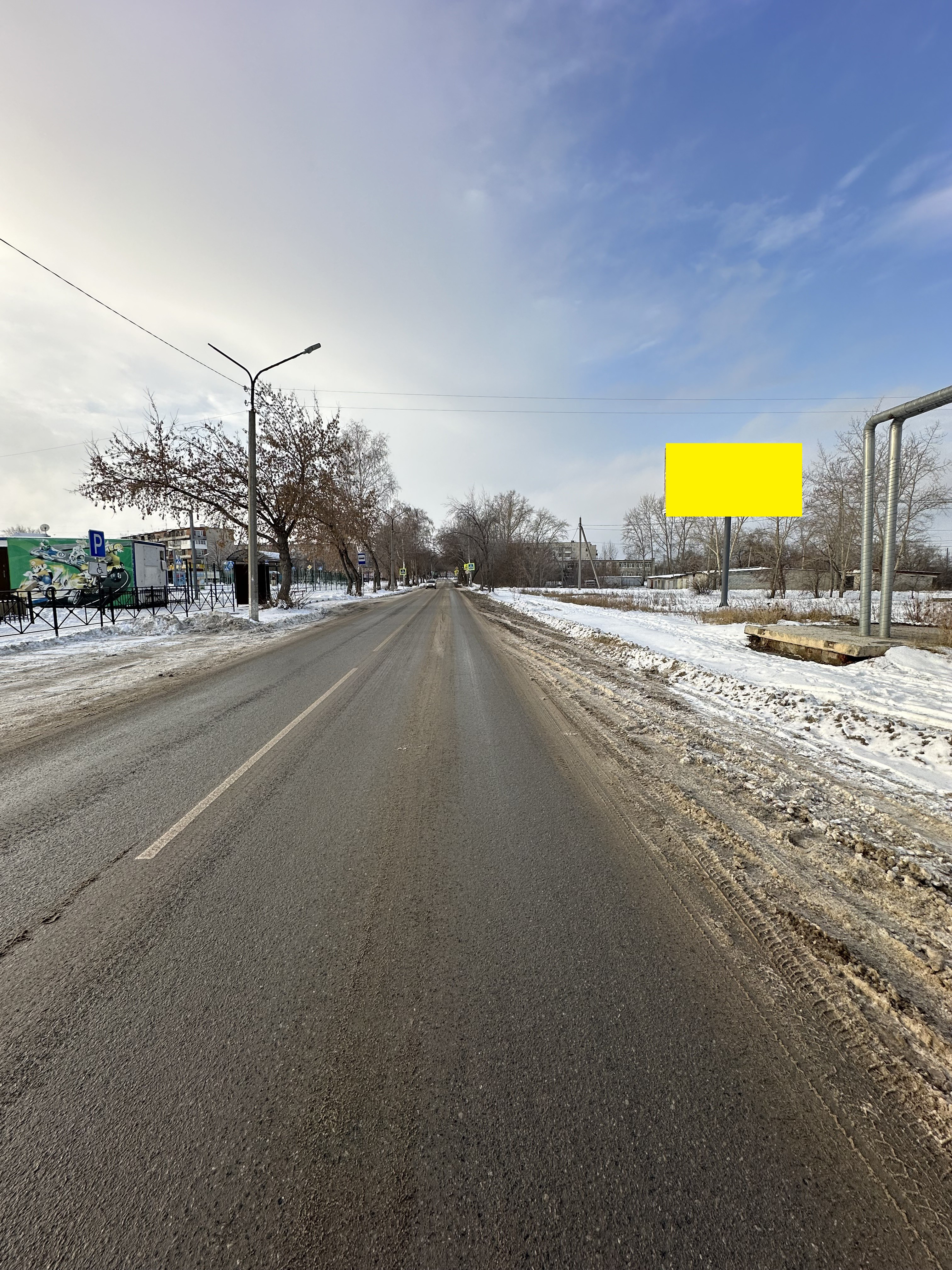 Фотография рекламного носителя, тип: Билборд 3x6, адрес: Тимирязева ул. Х Степана Разина ул., Богданович, Свердловская область, Россия. Сторона А №1096941