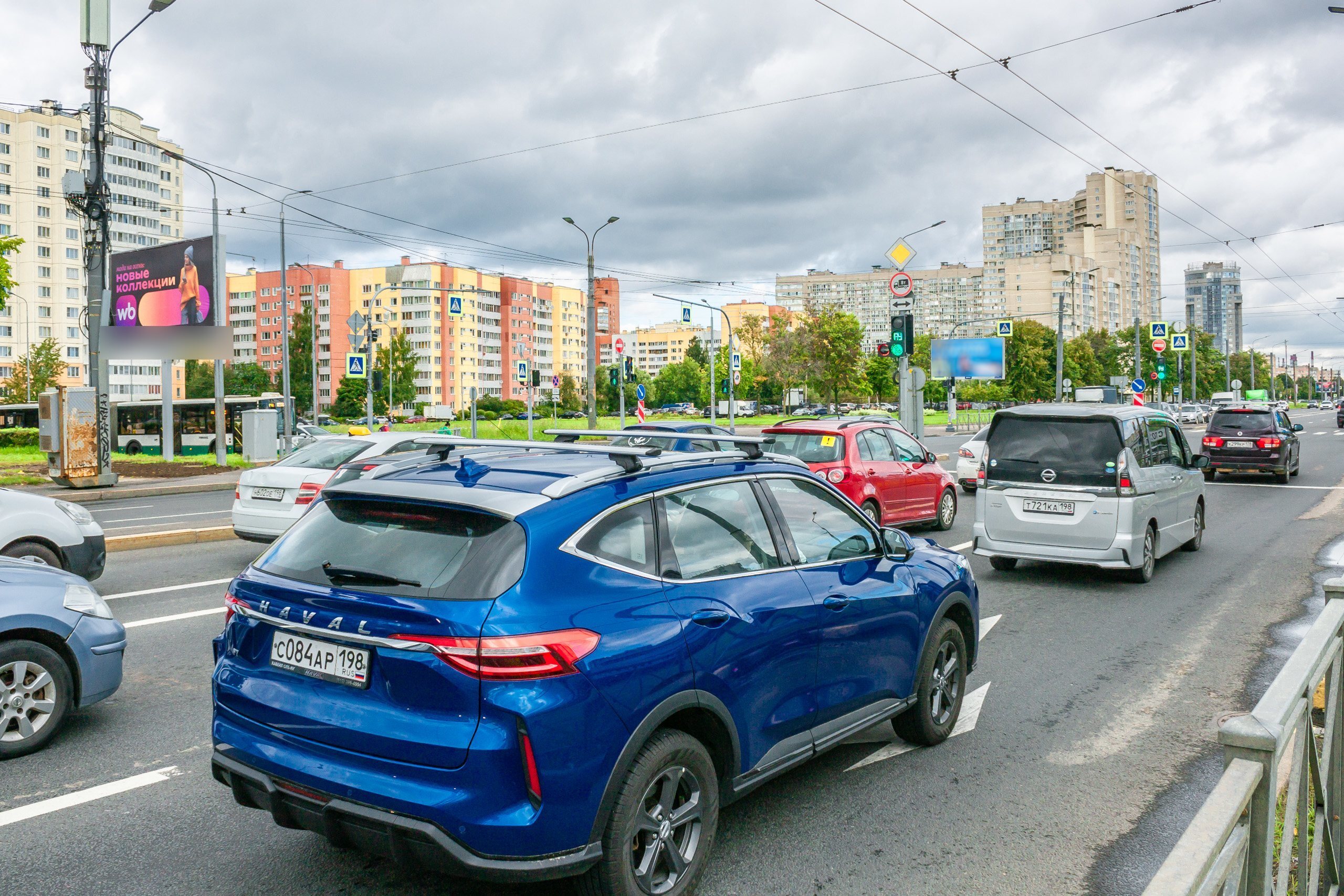 Фотография рекламного носителя, тип: Билборд 3x6, адрес: Маршала Жукова пр-т. Х Маршала Захарова ул., д.41, Санкт-Петербург, Россия. Сторона Б1 №351414