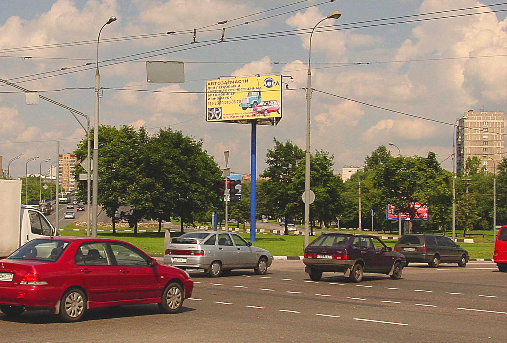 Фотография рекламного носителя, тип: Билборд 3x6, адрес: Вешняковская ул., д.2, Москва, Россия. Сторона B №14376