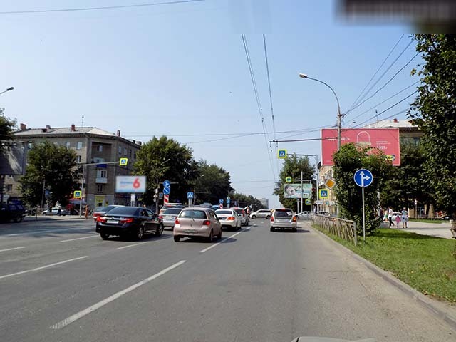 Фотография рекламного носителя, тип: Билборд 3x6, адрес: Титова ул. Х Римского-Корсакова ул., д.10, Новосибирск, Новосибирская область, Россия. Сторона A №191867