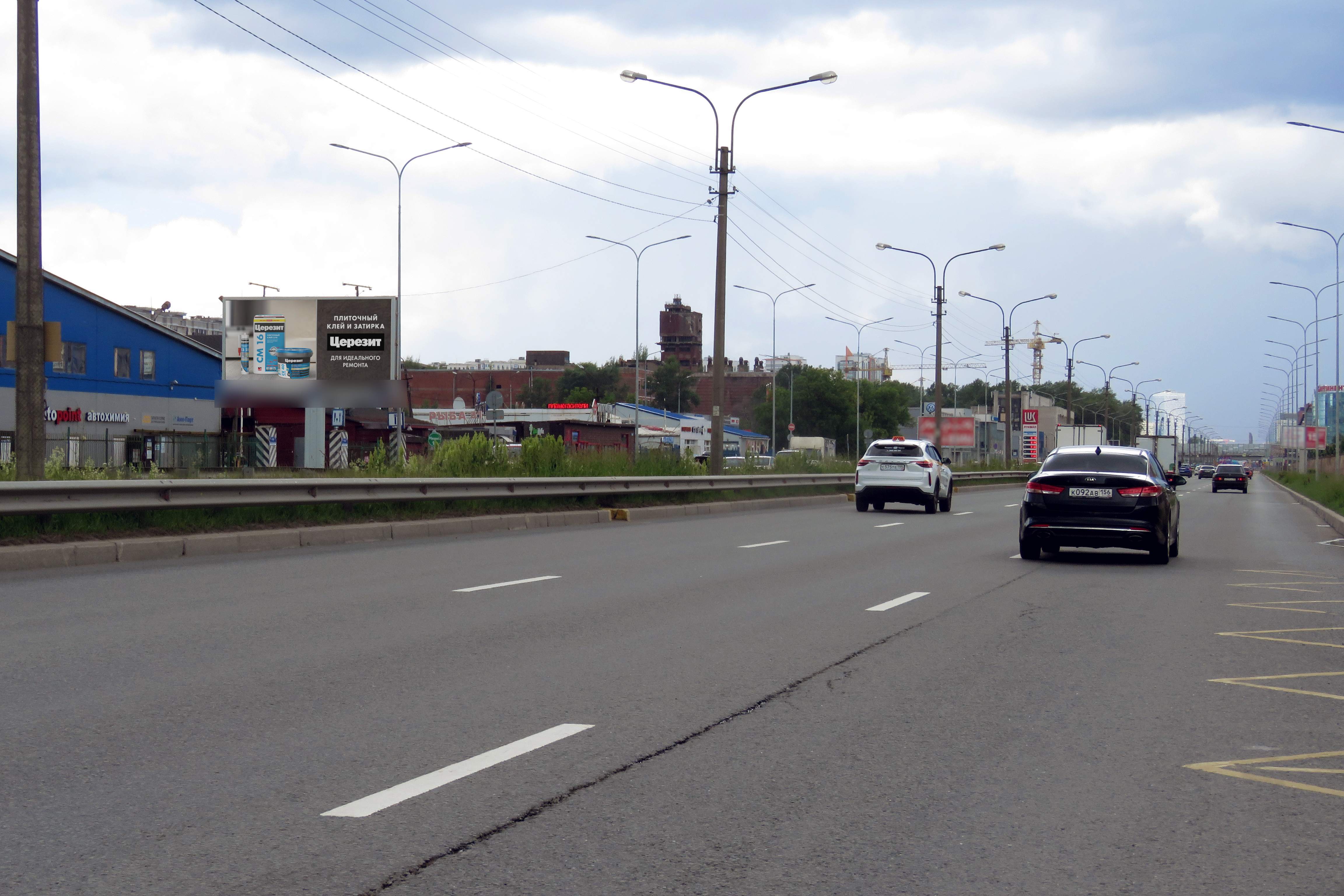 Фотография рекламного носителя, тип: Билборд 3x6, адрес: Московское ш., д.13 Х Дизельный пр-зд., Санкт-Петербург, Россия. Сторона Б1 №673143