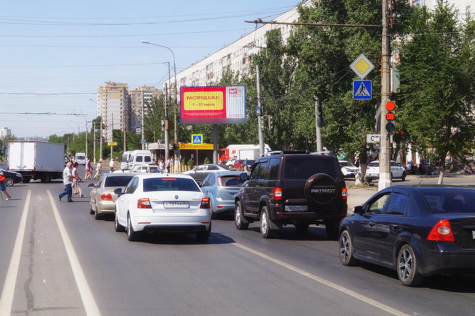 Фотография рекламного носителя, тип: Билборд 3x6, адрес: Н.Отрады ул. Х Мясникова ул., ост."Новая Спартановка", Волгоград, Волгоградская область, Россия. Сторона А1-A3 №337876