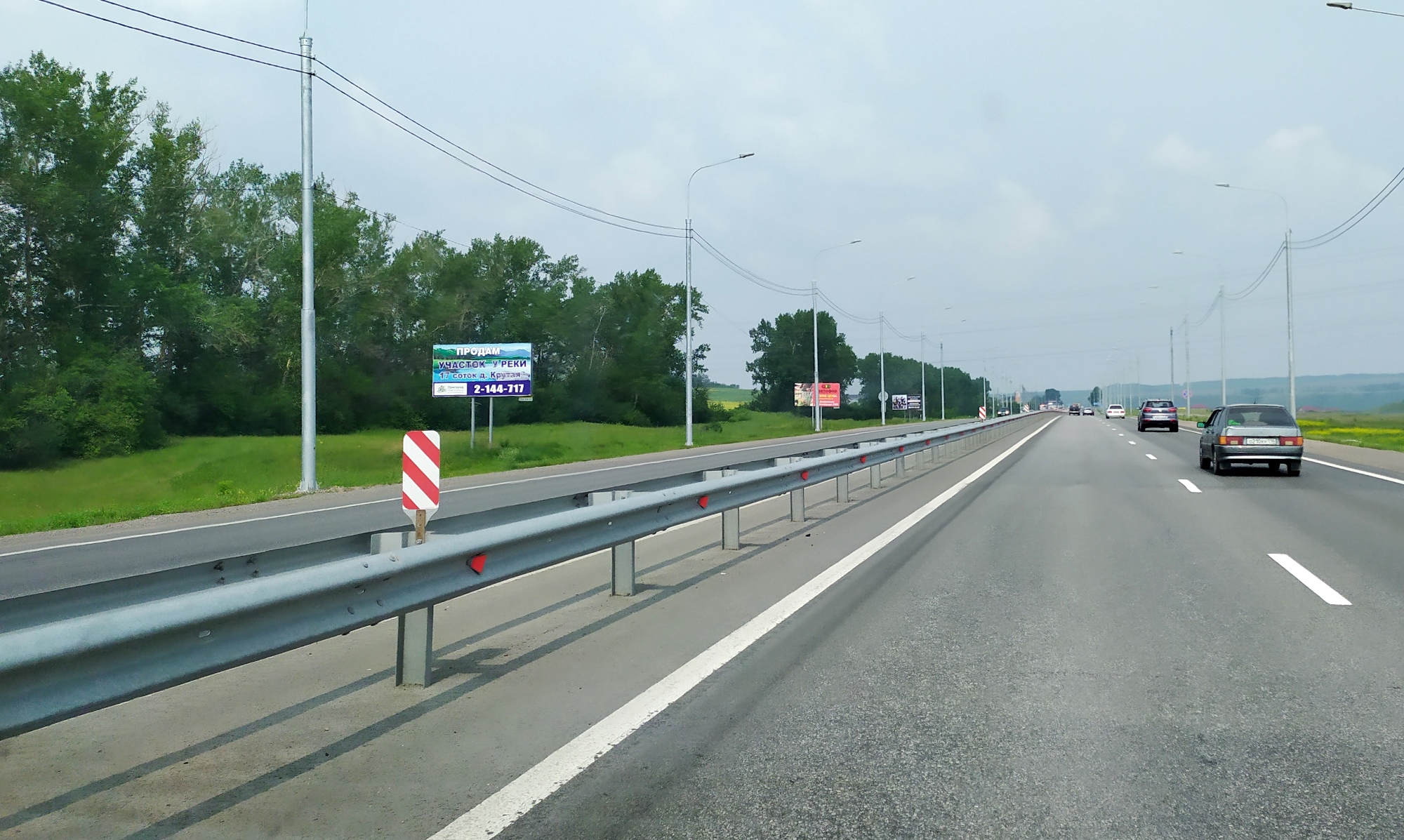 Фотография рекламного носителя, тип: Билборд 3x6, адрес: М-53 а/д., 799 705м, Красноярский край, Россия. Сторона Б №1361779