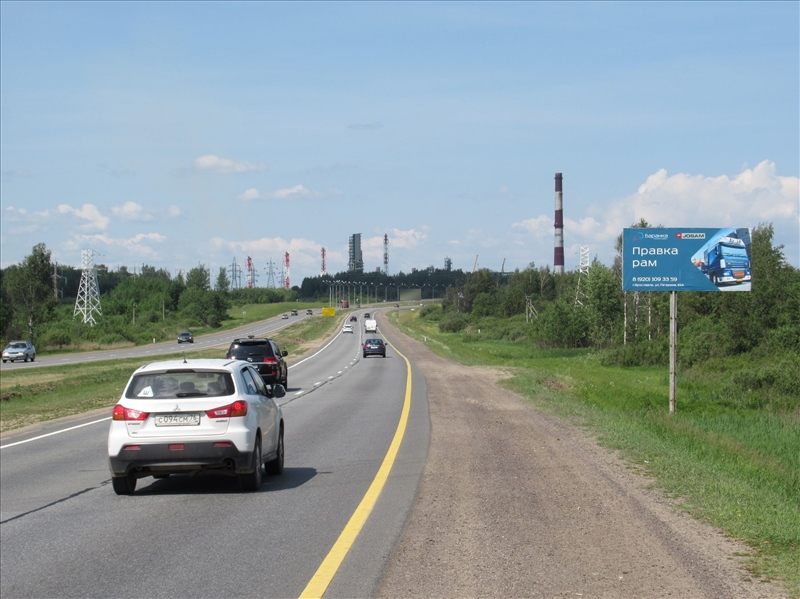 Фотография рекламного носителя, тип: Билборд 3x6, адрес: Московское ш., 250 600м, Ярославль, Ярославская область, Россия. Сторона А №110602