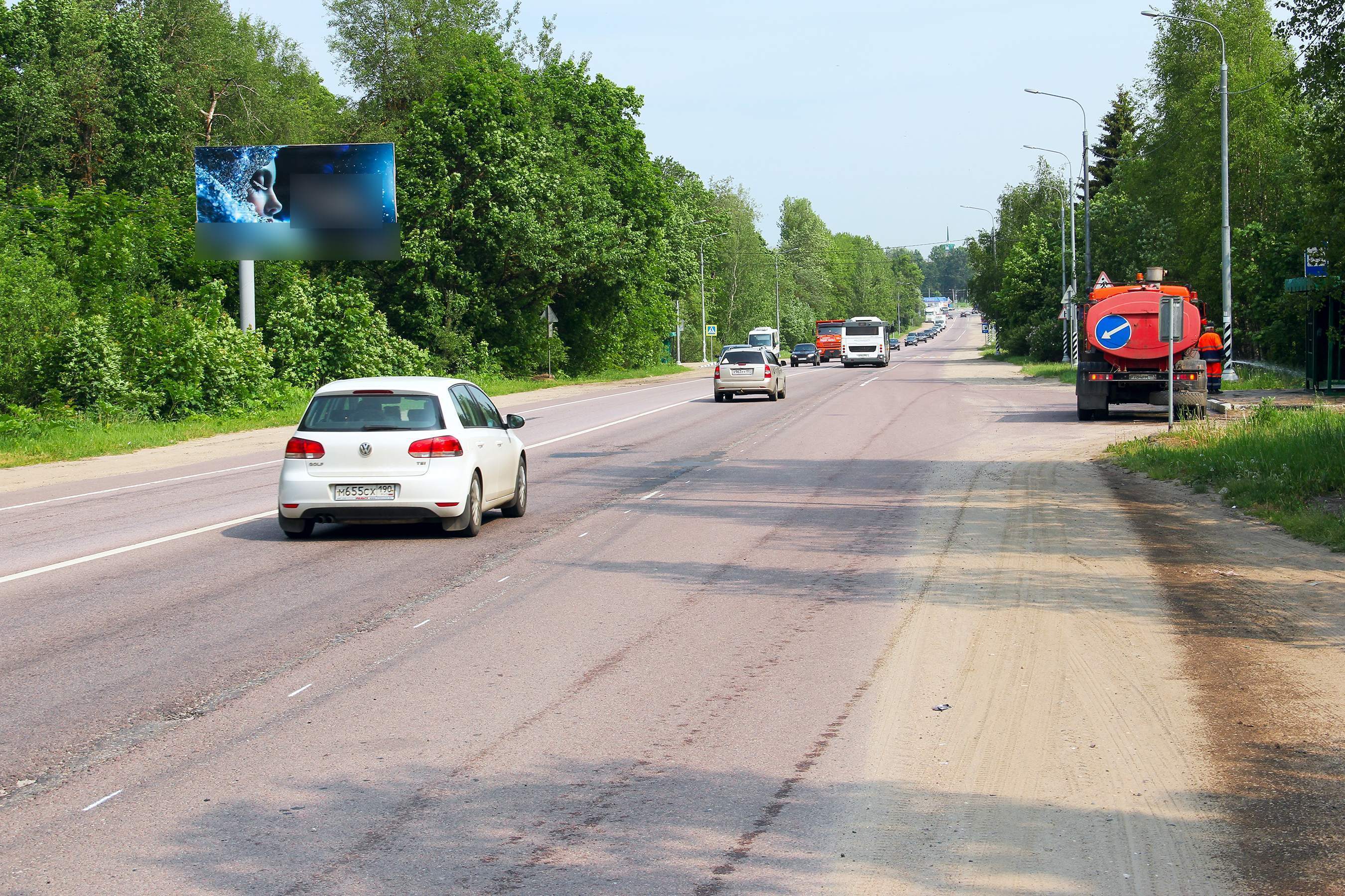 Фотография рекламного носителя, тип: Билборд 3x6, адрес: Сергиев-Посад-Калязин-Рыбинск-Череповец а/д., 150м после ж/д переезда в сторону Реммаш пос., Сергиев Посад, Московская область, Россия. Сторона Б №951503