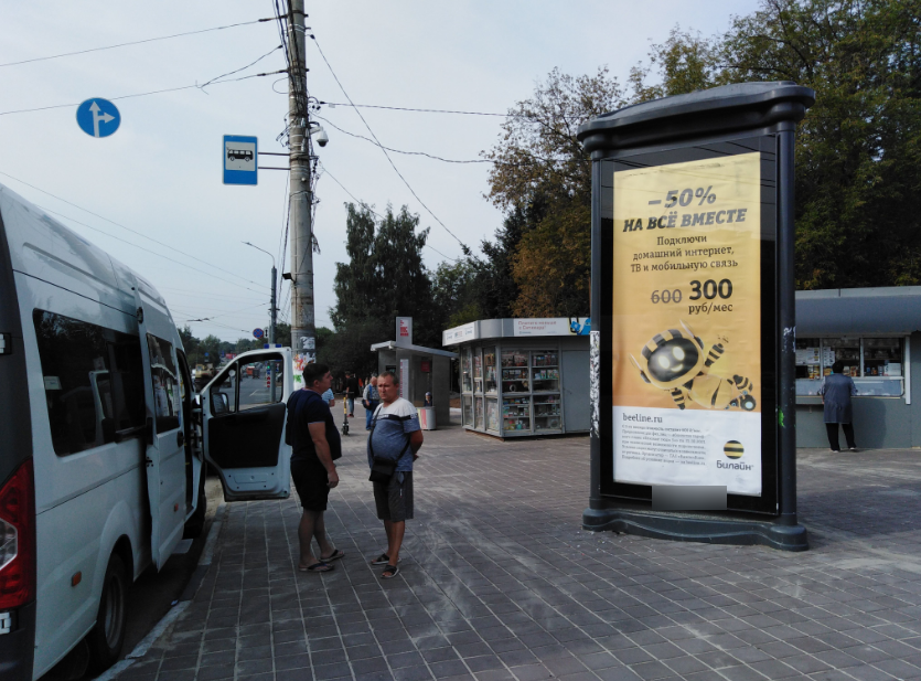 Фотография рекламного носителя, тип: Пиллар 3x1.4, адрес: Гагарина пр-т., д.224, Нижний Новгород, Нижегородская область, Россия. Сторона A1-A5 №813681