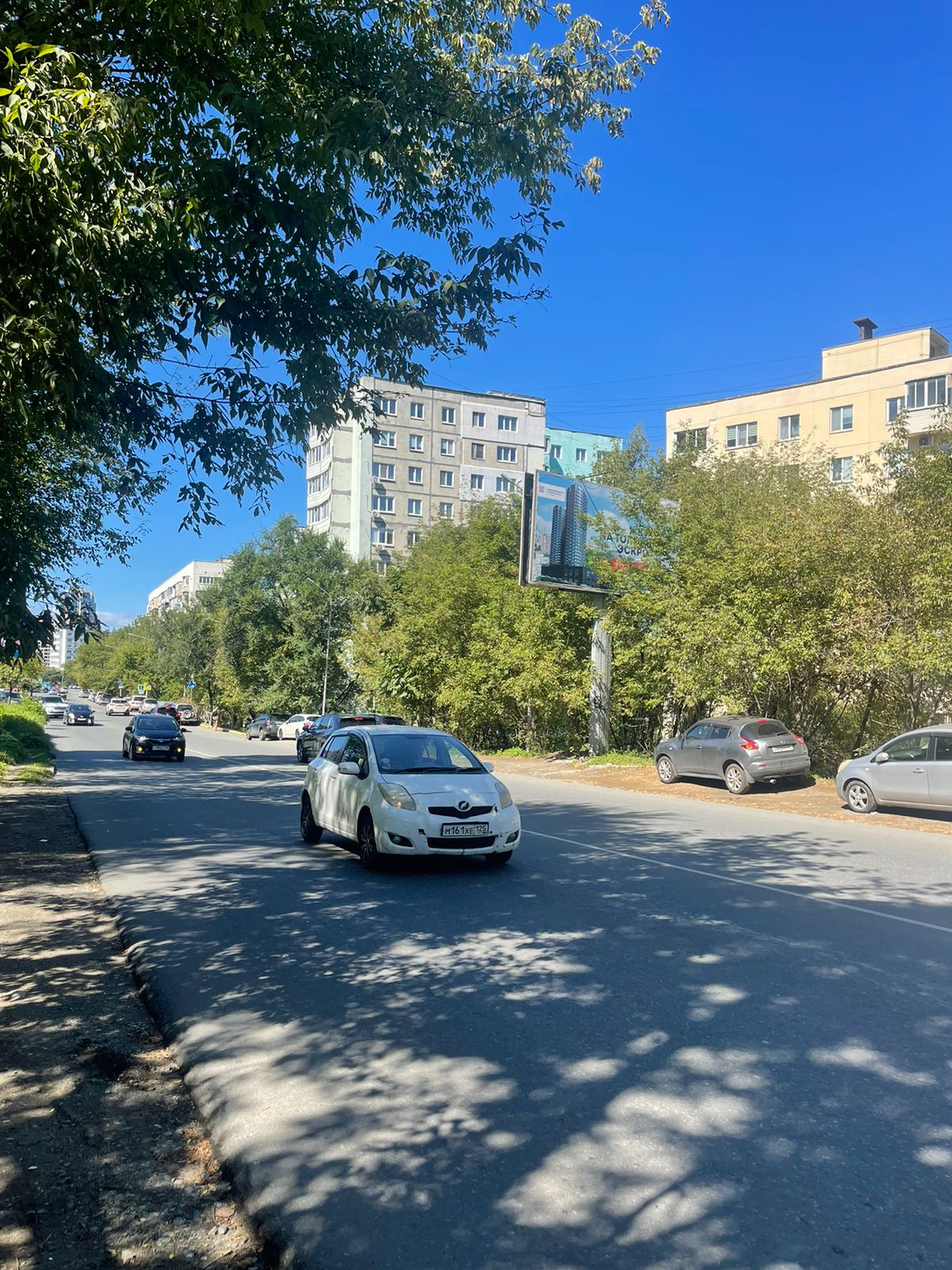 Фотография рекламного носителя, тип: Билборд 3x6, адрес: Красного Знамени пр-т., д.113, Владивосток, Приморский край, Россия. Сторона А №1350186