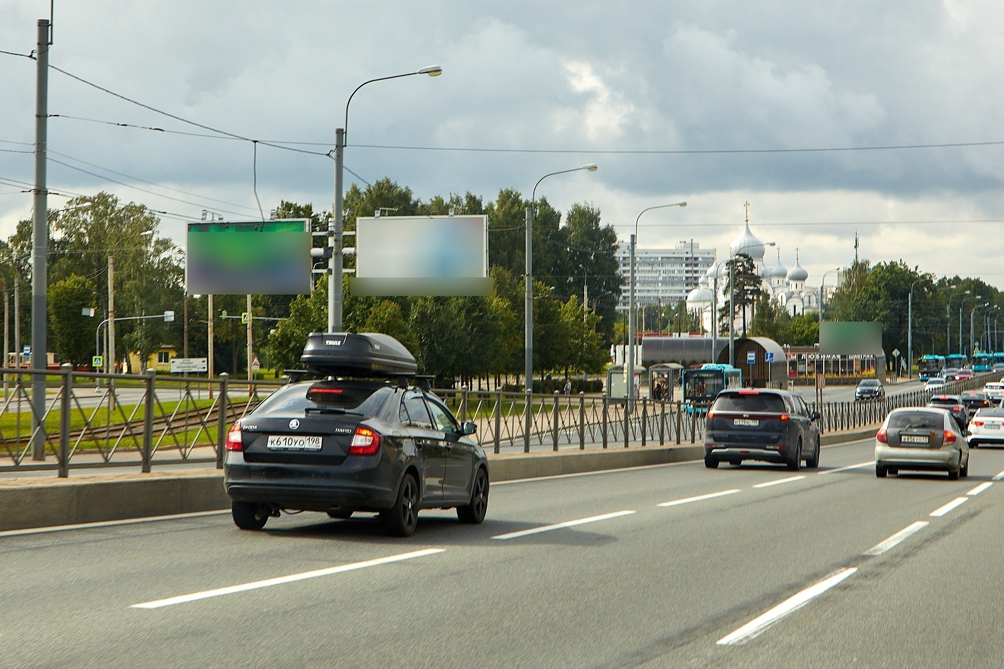 Фотография рекламного носителя, тип: Билборд 3x6, адрес: Пискарёвский пр-т. Х Брюсовская ул., Санкт-Петербург, Россия. Сторона Б1 №673282