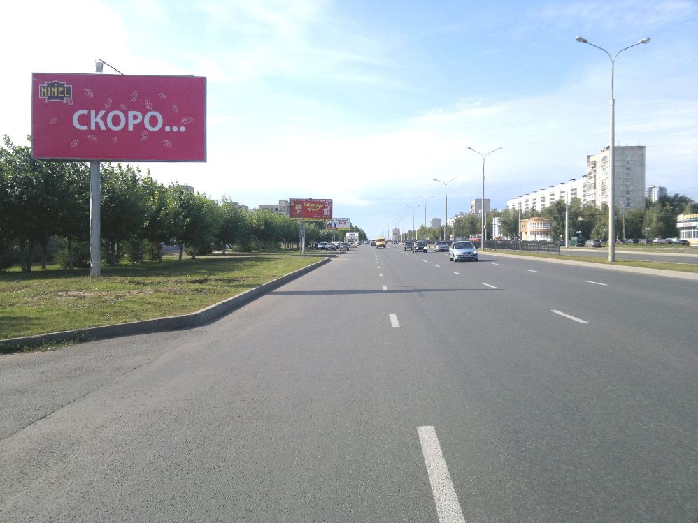 Фотография рекламного носителя, тип: Билборд 3x6, адрес: Вахитова пр-т., автостоянка ТЦ ИНТЕРМАКС, Набережные Челны, Республика Татарстан, Россия. Сторона Б №254450