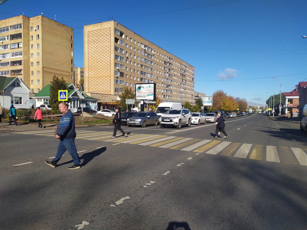 Фотография рекламного носителя, тип: Ситиборд 2.7x3.7, адрес: Красной Армии пр-т., д.7, Сергиев Посад, Московская область, Россия. Сторона B1-B6 №468863