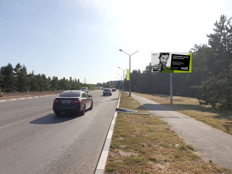 Фотография рекламного носителя, тип: Билборд 3x6, адрес: Воронежское ш., завод Алиот, Нововоронеж, Воронежская область, Россия. Сторона A №1002525