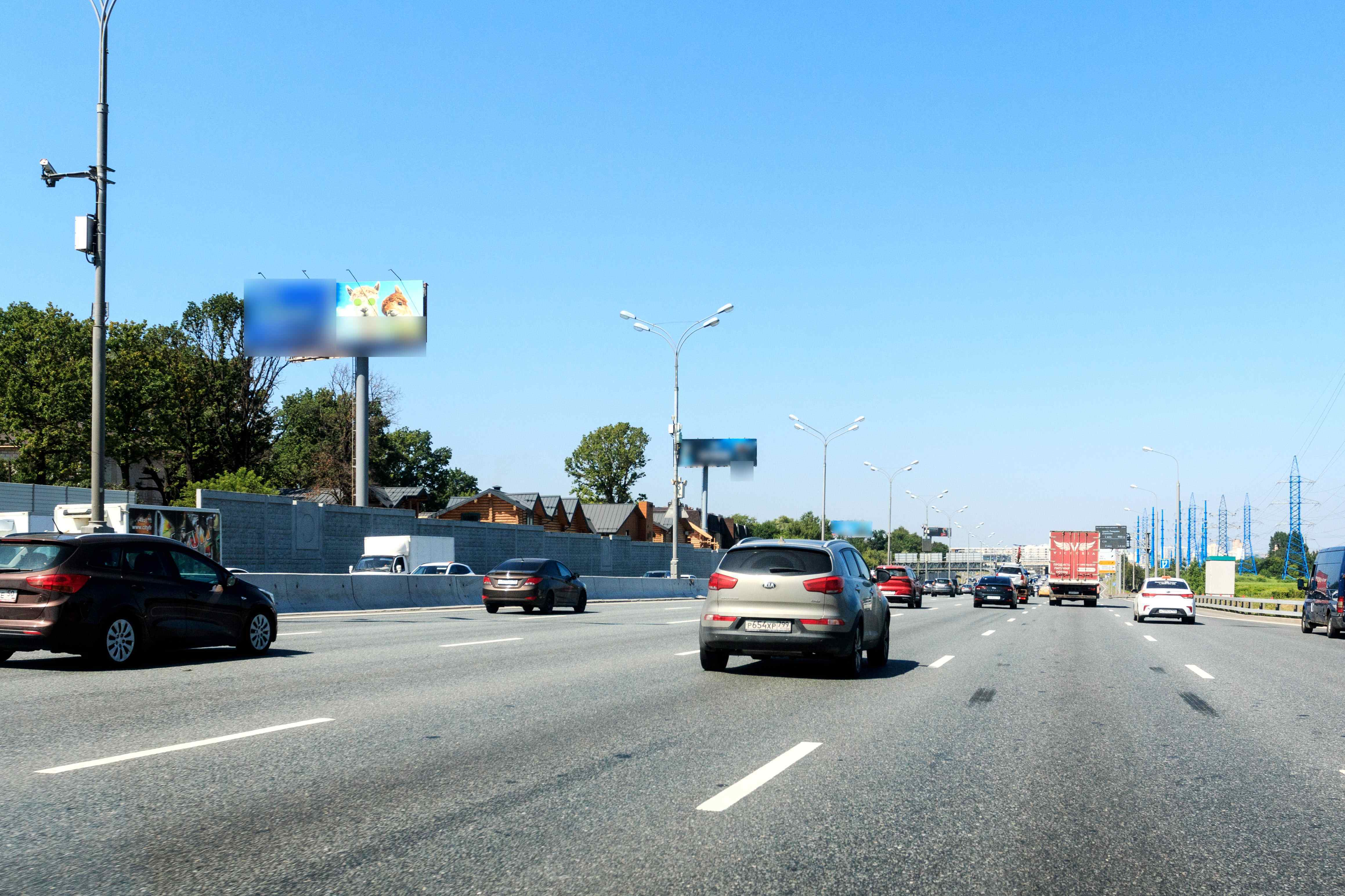 Фотография рекламного носителя, тип: Суперсайт 4x12, адрес: МКАД, 49 100м, Москва, Россия. Сторона Б №794496
