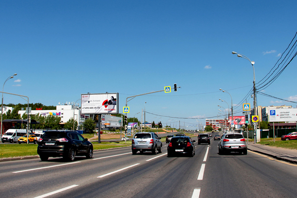 Фотография рекламного носителя, тип: Билборд 3x6, адрес: Поляны ул., д.3а, Москва, Россия. Сторона А2 №12334