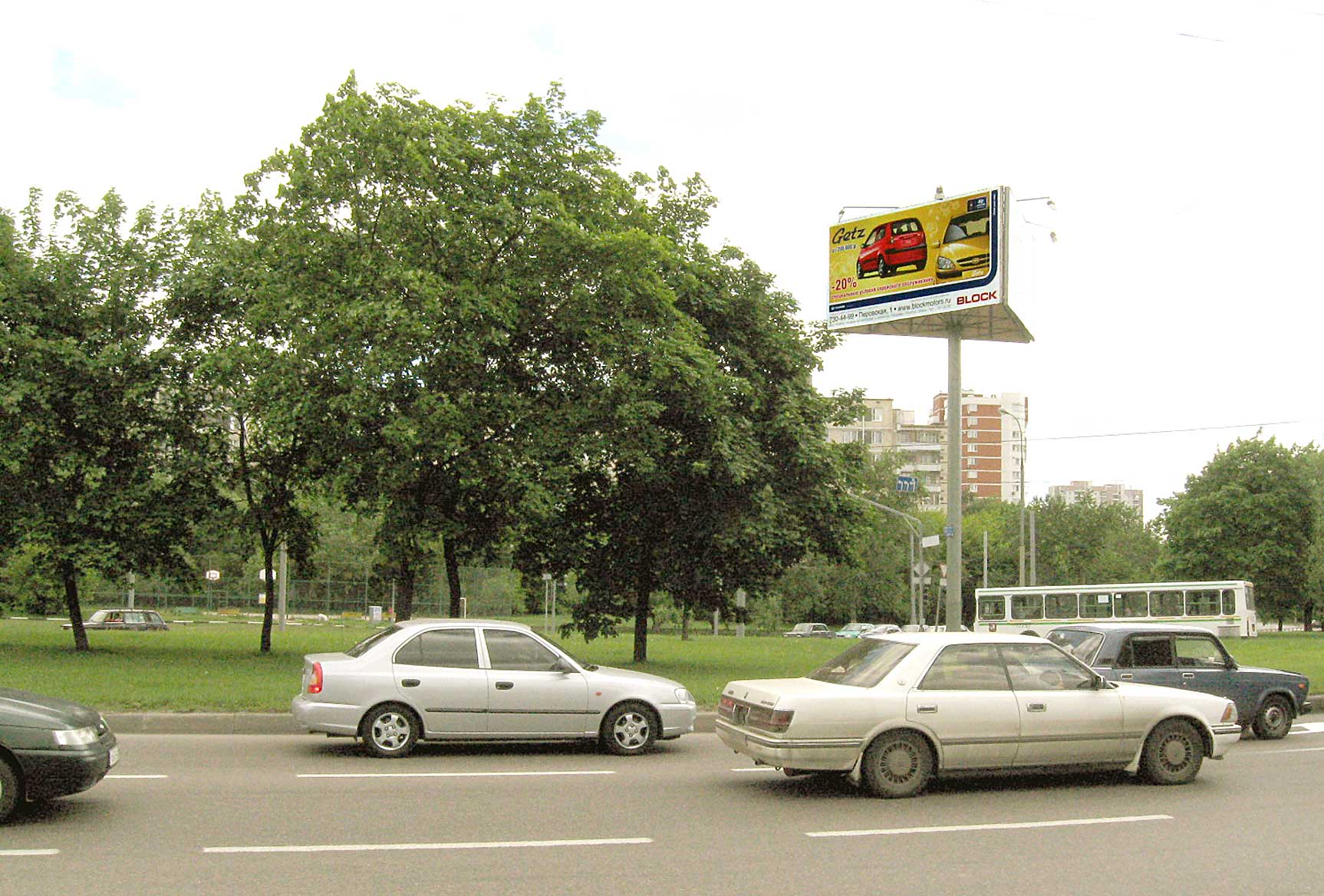 Фотография рекламного носителя, тип: Билборд 3x6, адрес: Вешняковская ул., д.2, Москва, Россия. Сторона A №14374