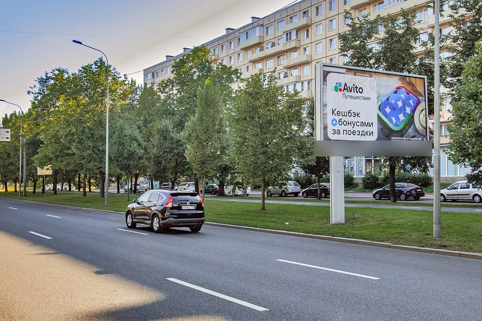 Фотография рекламного носителя, тип: Билборд 3x6, адрес: Пискаревский пр-т., д.10, Санкт-Петербург, Россия. Сторона А №164676