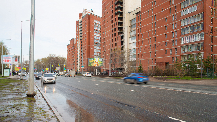 Фотография рекламного носителя, тип: Билборд 3x6, адрес: Космонавтов ш., д.173б Х Одоевского ул., Пермь, Пермский край, Россия. Сторона А №835655