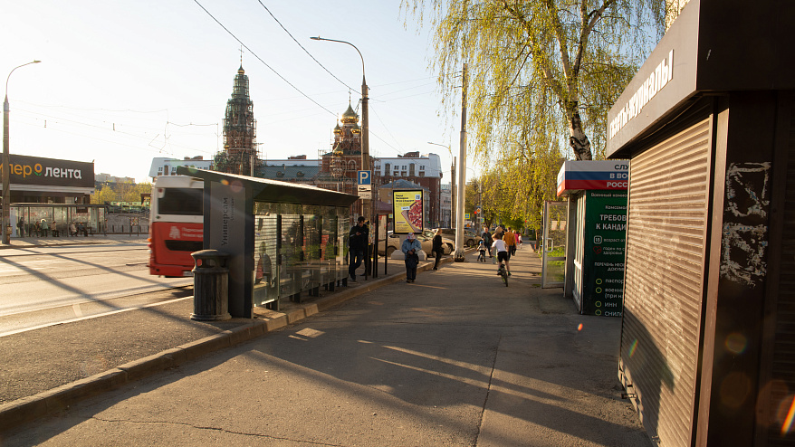 Фотография рекламного носителя, тип: Ситиформат 1.8x1.2, адрес: Борчанинова ул., д.14, Пермь, Пермский край, Россия. Сторона А1-A6 №759151