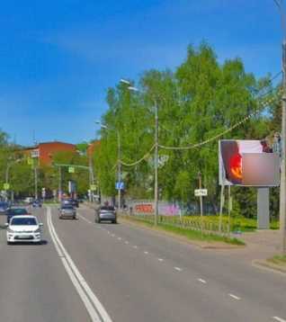 Фотография рекламного носителя, тип: Ситиборд 2.7x3.7, адрес: Березовая ул., вл.1, Видное, Московская область, Россия. Сторона A №1375745