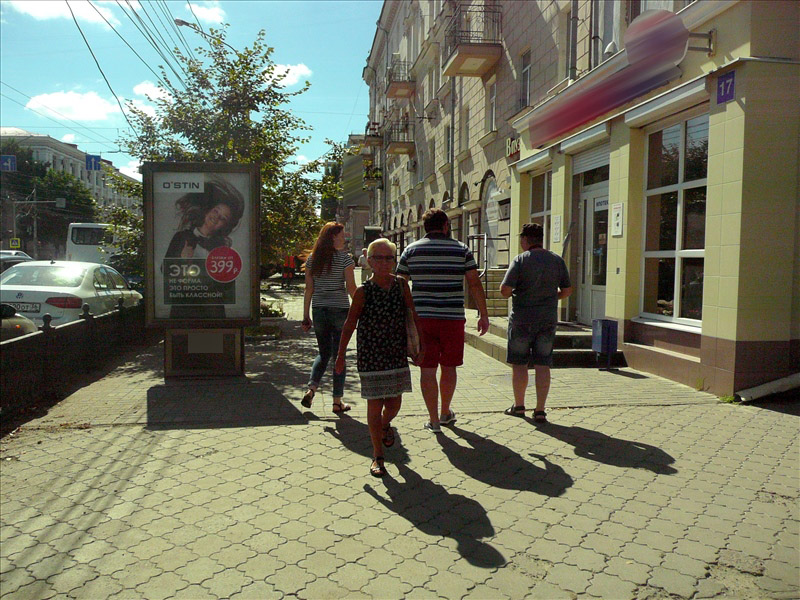 Фотография рекламного носителя, тип: Ситиформат 1.8x1.2, адрес: Плехановская ул., д.17, Воронеж, Воронежская область, Россия. Сторона А №112028