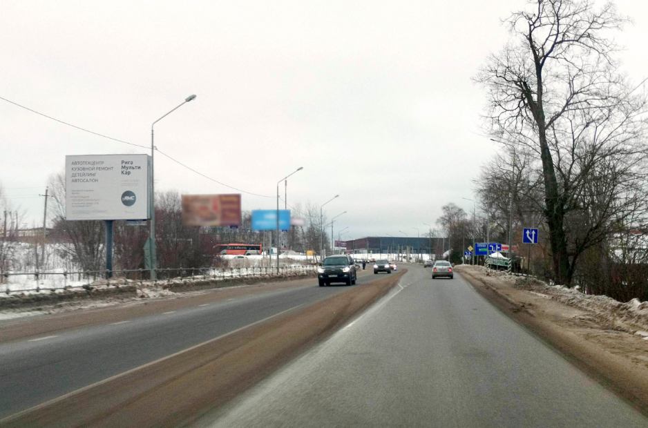 Фотография рекламного носителя, тип: Ситиборд 2.7x3.7, адрес: ММК-П.Слобода-Нахабино а/д, 6 335м, Истра, Московская область, Россия. Сторона Б №1324374