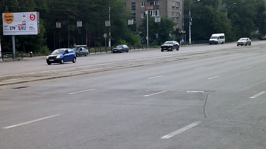 Фотография рекламного носителя, тип: Билборд 3x6, адрес: Карла Маркса пр-т., д.109 Х Грязнова ул., Магнитогорск, Челябинская область, Россия. Сторона B №200276