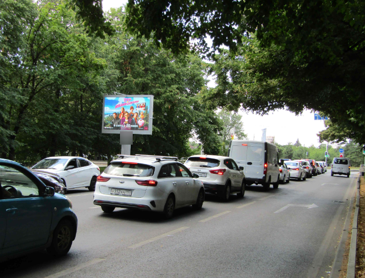 Фотография рекламного носителя, тип: Билборд 3x4, адрес: Ростовское ш. Х Зиповская ул., Краснодар, Краснодарский край, Россия. Сторона Б1 №1324336