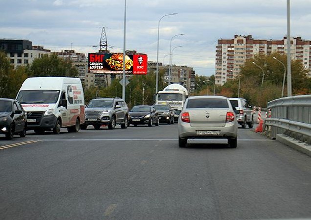 Фотография рекламного носителя, тип: Суперсайт 5x15, адрес: Егоршинский подход а/д X Сибирский тракт а/д X Комсомольская ул., Екатеринбург, Свердловская область, Россия. Сторона С №1329538