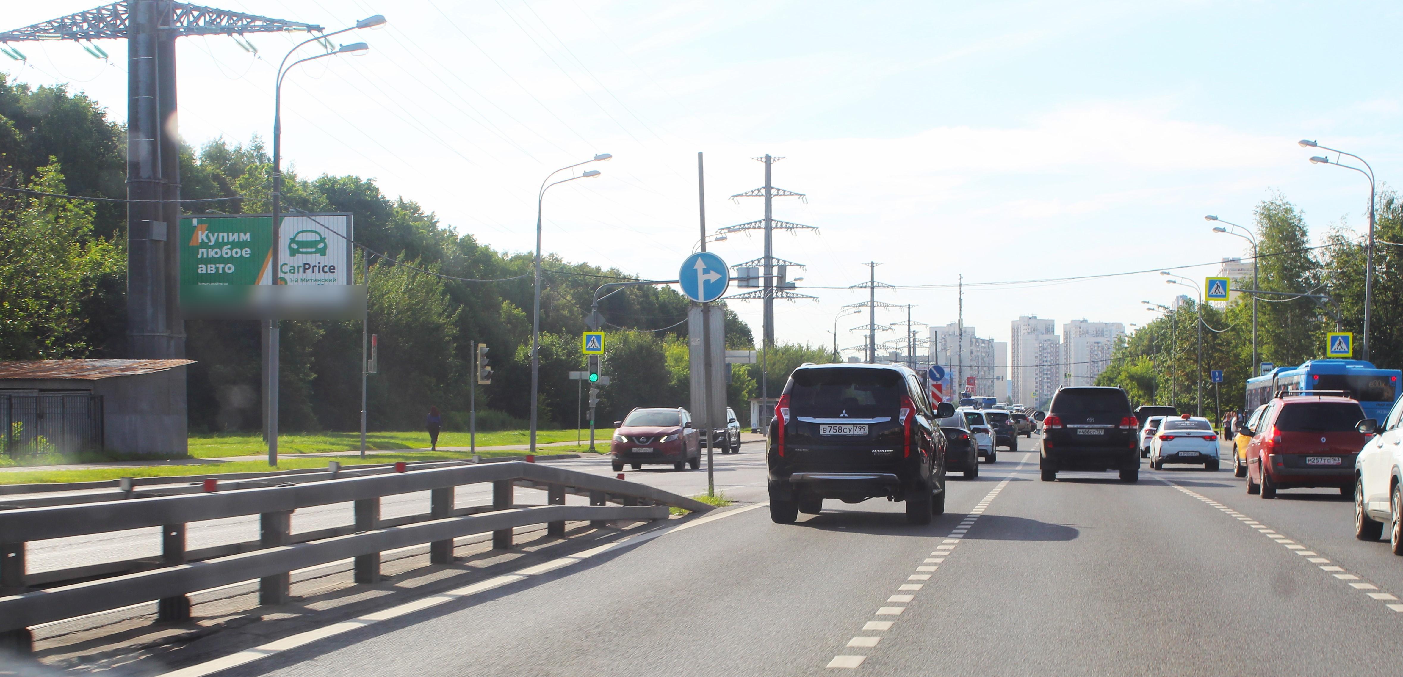 Фотография рекламного носителя, тип: Билборд 3x6, адрес: Пятницкое ш., вл. 26, Москва, Россия. Сторона Б1 №789312