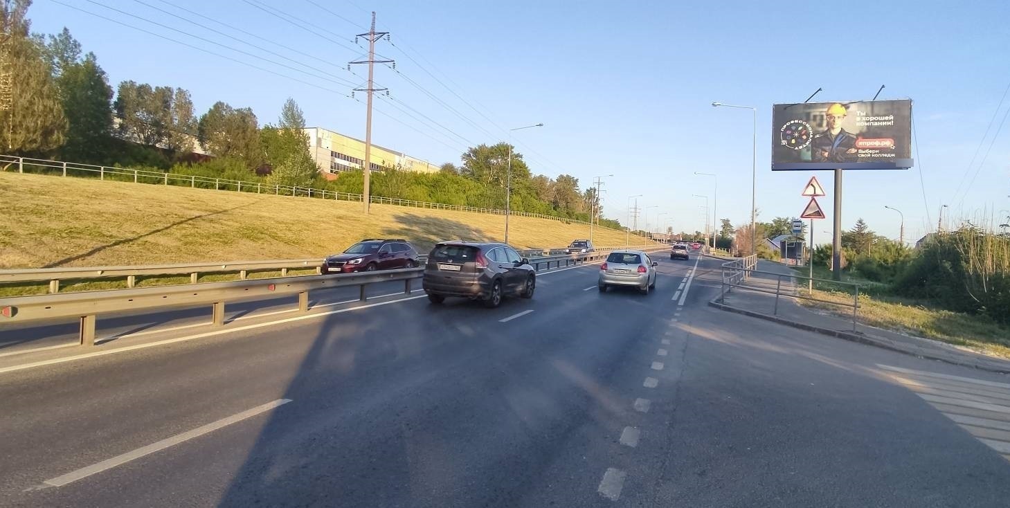 Фотография рекламного носителя, тип: Билборд 3x6, адрес: Красноглинское ш. Х Полтавская ул., Самара, Самарская область, Россия. Сторона А №1004822