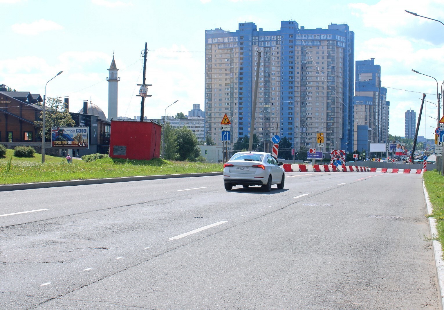 Фотография рекламного носителя, тип: Билборд 3x6, адрес: Репищева ул. Х 2-ая Никитинская ул., д.41, Санкт-Петербург, Россия. Сторона Б №120714