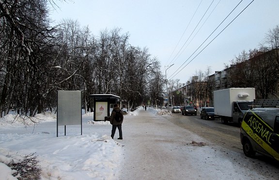 Фотография рекламного носителя, тип: Ситиформат 1.8x1.2, адрес: Большая Московская ул., д.41, Великий Новгород, Новгородская область, Россия. Сторона A №1336732