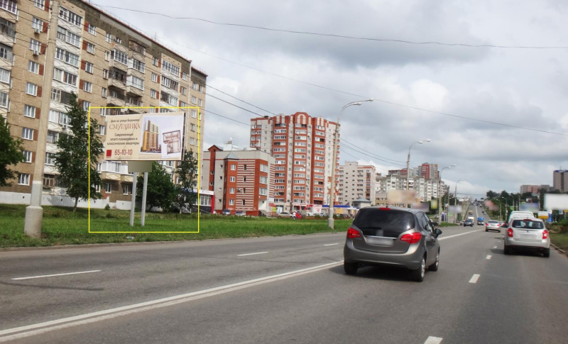 Фотография рекламного носителя, тип: Билборд 3x6, адрес: Чугуевского ул. Х Свободы ул., д.65, Ижевск, Республика Удмуртия, Россия. Сторона B №670028