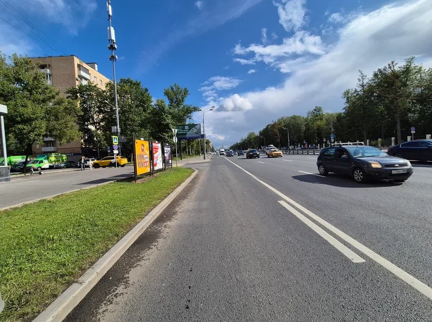 Фотография рекламного носителя, тип: Афиша 1.75x1.8, адрес: Ленинградское ш., д.94, стенд 1, Москва, Россия. Сторона A №821644