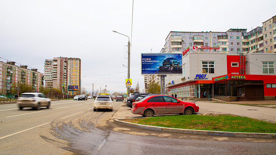 Фотография рекламного носителя, тип: Билборд 3x6, адрес: Парковый пр-т., д.3, Пермь, Пермский край, Россия. Сторона А1-A3 №835669
