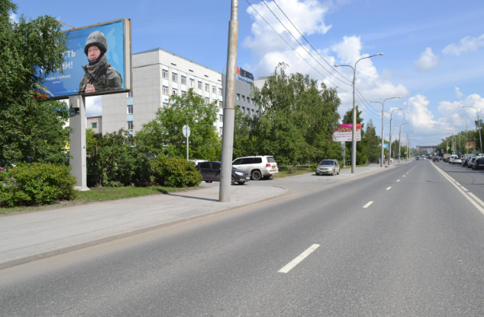 Фотография рекламного носителя, тип: Билборд 3x6, адрес: Республики ул., д.209, поз.2, Тюмень, Тюменская область, Россия. Сторона Б №764554
