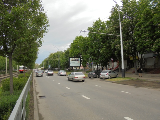 Фотография рекламного носителя, тип: Ситиборд 2.7x3.7, адрес: Ставропольская ул., д.159, Краснодар, Краснодарский край, Россия. Сторона А1-А5 №235896