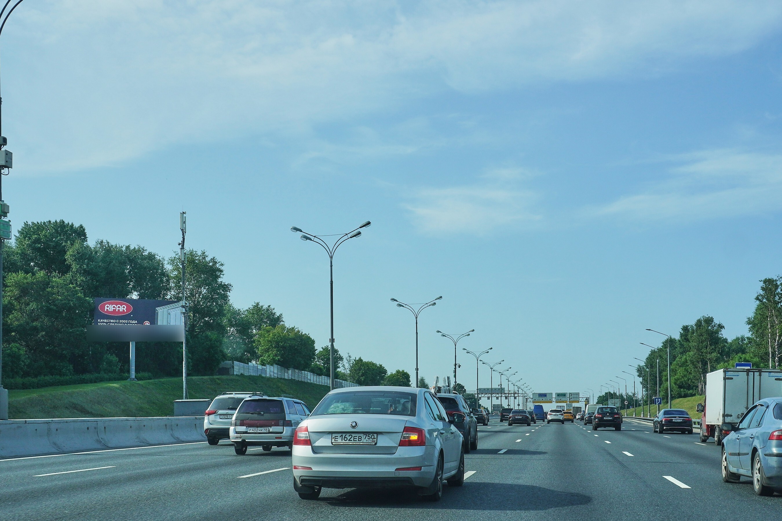 Фотография рекламного носителя, тип: Суперсайт 4x12, адрес: МКАД, 66 000м, Москва, Россия. Сторона Б №328356