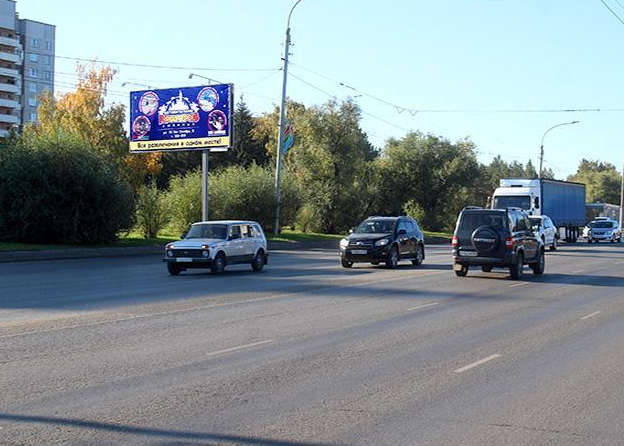 Фотография рекламного носителя, тип: Билборд 3x6, адрес: Лукашевича ул., кафе Шатер, Омск, Омская область, Россия. Сторона Б №616892