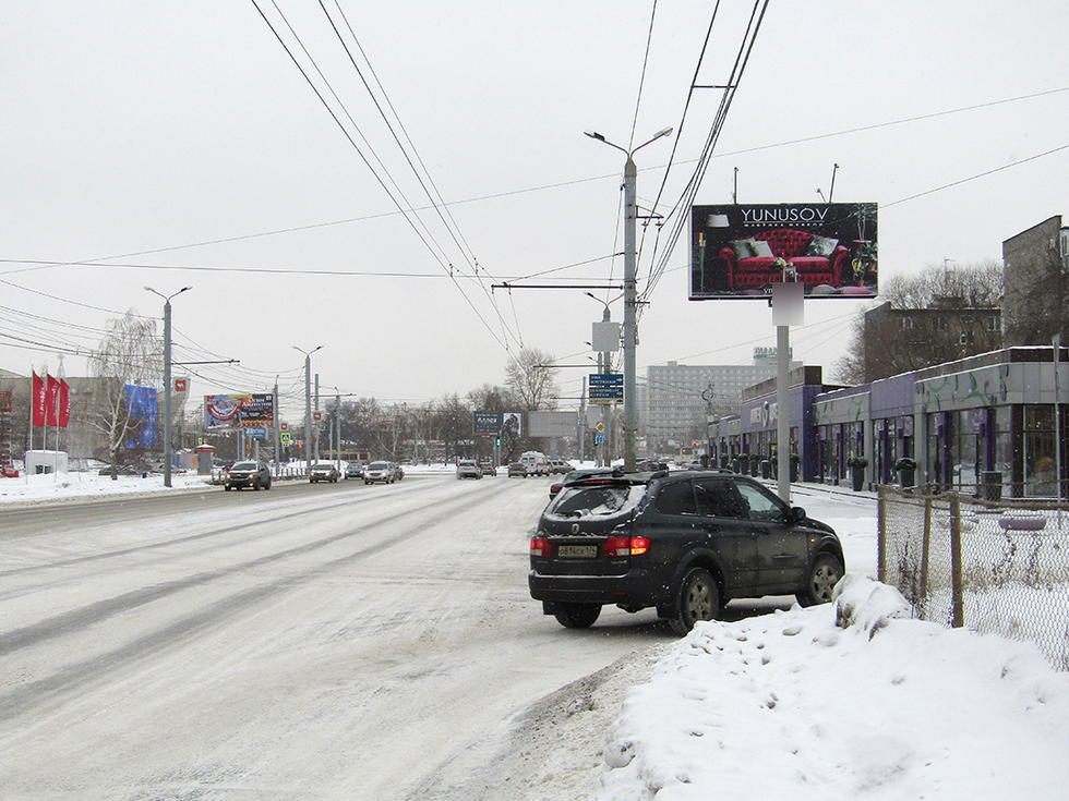 Фотография рекламного носителя, тип: Билборд 3x6, адрес: Труда ул., д.165, Челябинск, Челябинская область, Россия. Сторона A №742956