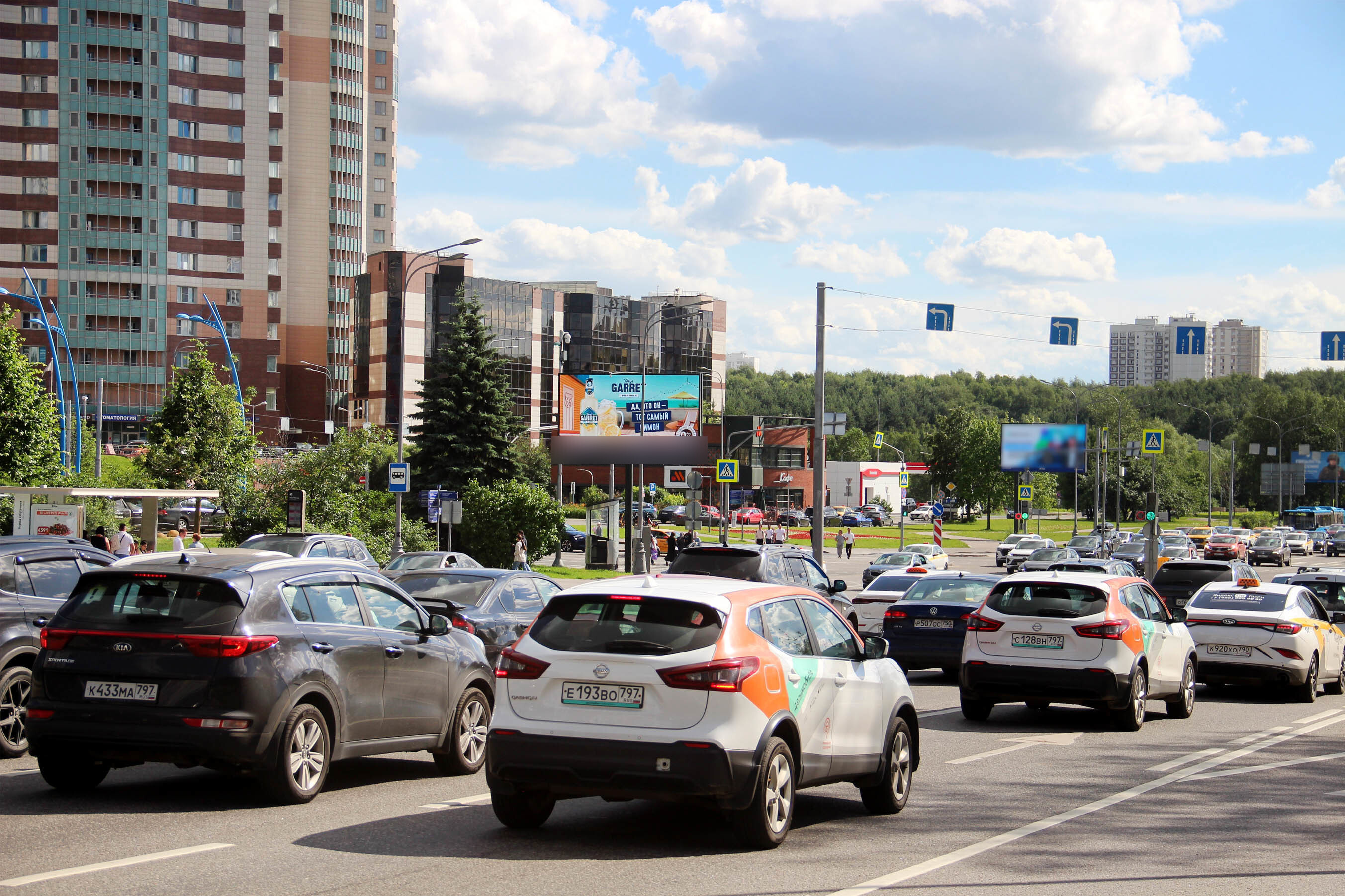 Фотография рекламного носителя, тип: Билборд 3x6, адрес: Ленинский пр-т., д.109, Москва, Россия. Сторона Б1 №724752