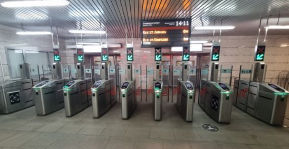 Фотография рекламного носителя, тип: Другой индор-формат, адрес: Станция метро «Площадь Гагарина», линия Московское Центральное Кольцо, Москва, Россия. Сторона/вариант А №1326676