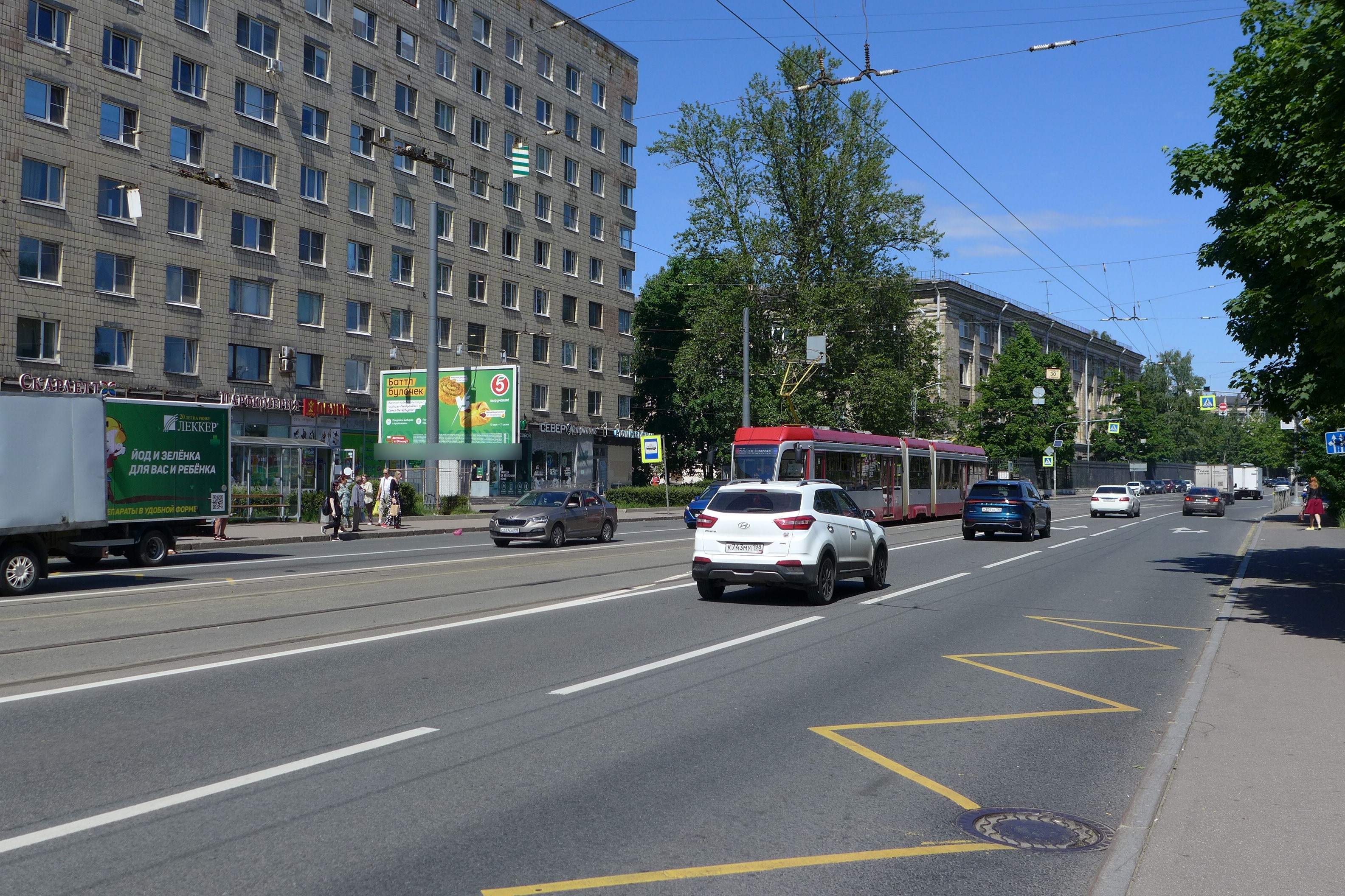 Фотография рекламного носителя, тип: Билборд 3x6, адрес: Политехническая ул., ст.м. "пл. Мужества", Санкт-Петербург, Россия. Сторона Б №105902