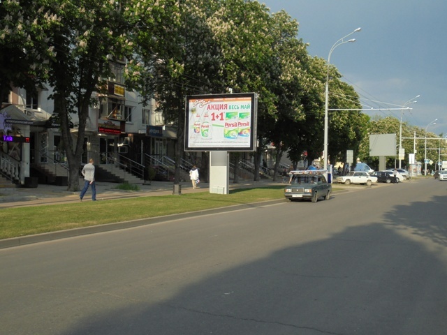 Фотография рекламного носителя, тип: Ситиборд 2.7x3.7, адрес: Ставропольская ул., д.159, Краснодар, Краснодарский край, Россия. Сторона Б №235899