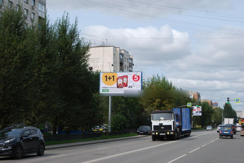 Фотография рекламного носителя, тип: Билборд 3x6, адрес: Восточная ул., д.164 X Народной воли ул., Екатеринбург, Свердловская область, Россия. Сторона Б №122217