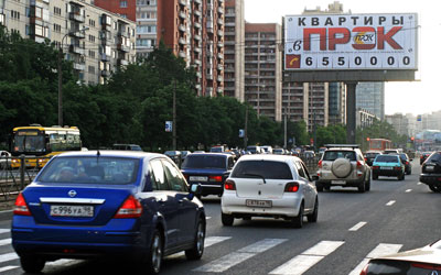 Фотография рекламного носителя, тип: Суперсайт 5x12, адрес: Испытателей пр-т., д.6-1 Х Коломяжский пр-т., Санкт-Петербург, Россия. Сторона А1-А3 №172662