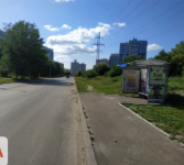 Фотография рекламного носителя, тип: Остановка, адрес: Жигулевская ул., д.46, Ульяновск, Ульяновская область, Россия. Сторона стекла внутри №1 №1370719