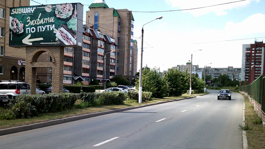 Фотография рекламного носителя, тип: Билборд 3x6, адрес: 50 лет Магнитке ул., д.51 Х Советская ул., Магнитогорск, Челябинская область, Россия. Сторона B №507501