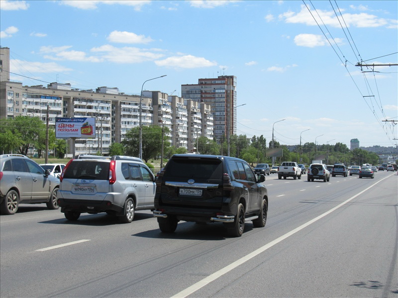 Фотография рекламного носителя, тип: Билборд 3x6, адрес: Жукова пр-т., д.112, поз.2, Волгоград, Волгоградская область, Россия. Сторона Б №111210