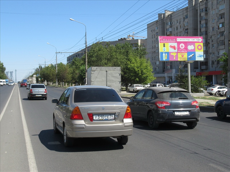 Фотография рекламного носителя, тип: Билборд 3x6, адрес: Николая Отрады ул., д.20б, Волгоград, Волгоградская область, Россия. Сторона А №111483